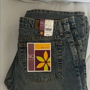 SO Women's Blue Boot Cut Jeans